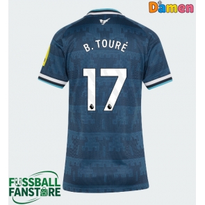Newcastle United Bazoumana Toure #17 Replik Auswärtstrikot Damen 2026-27 Kurzarm